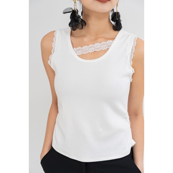 Lace Sleeveless Top